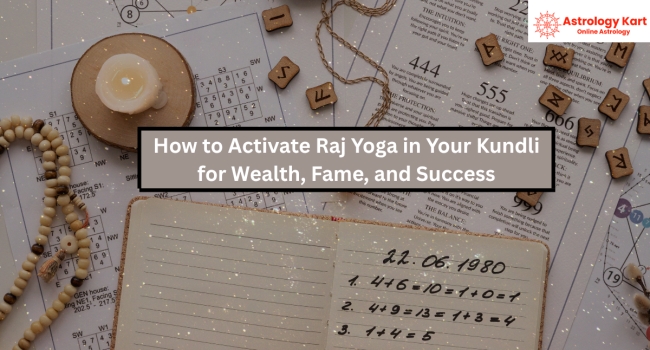 How to Activate Raj Yoga in Your Kundli for Wealth, Fame, and Success