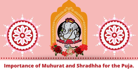 Importance of Muhurat and Shradhha for the Puja.